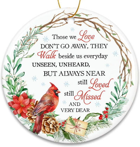 Cardinal Christmas Ornament - Memorial Christmas Ornament - Sympathy Gifts, Bere