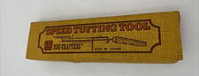 Vintage Rug Crafters RC Speed Tufting Tool w/ Tapestry Tip, Box, and Guide