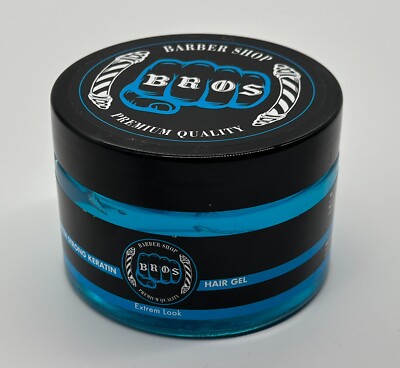 BROS -  Keratin Styling Haargel Style Hair Gel  (250ml) [ 1er - 6er Pack ]