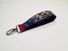 Keychain, Key Fob, Wristlet, Key Holder, Wrist Strap, Swivel Clasp, Multi Color