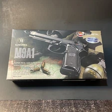 KJ Works - AIR SOFT PISTOL - M9A1 Original Box & Parts