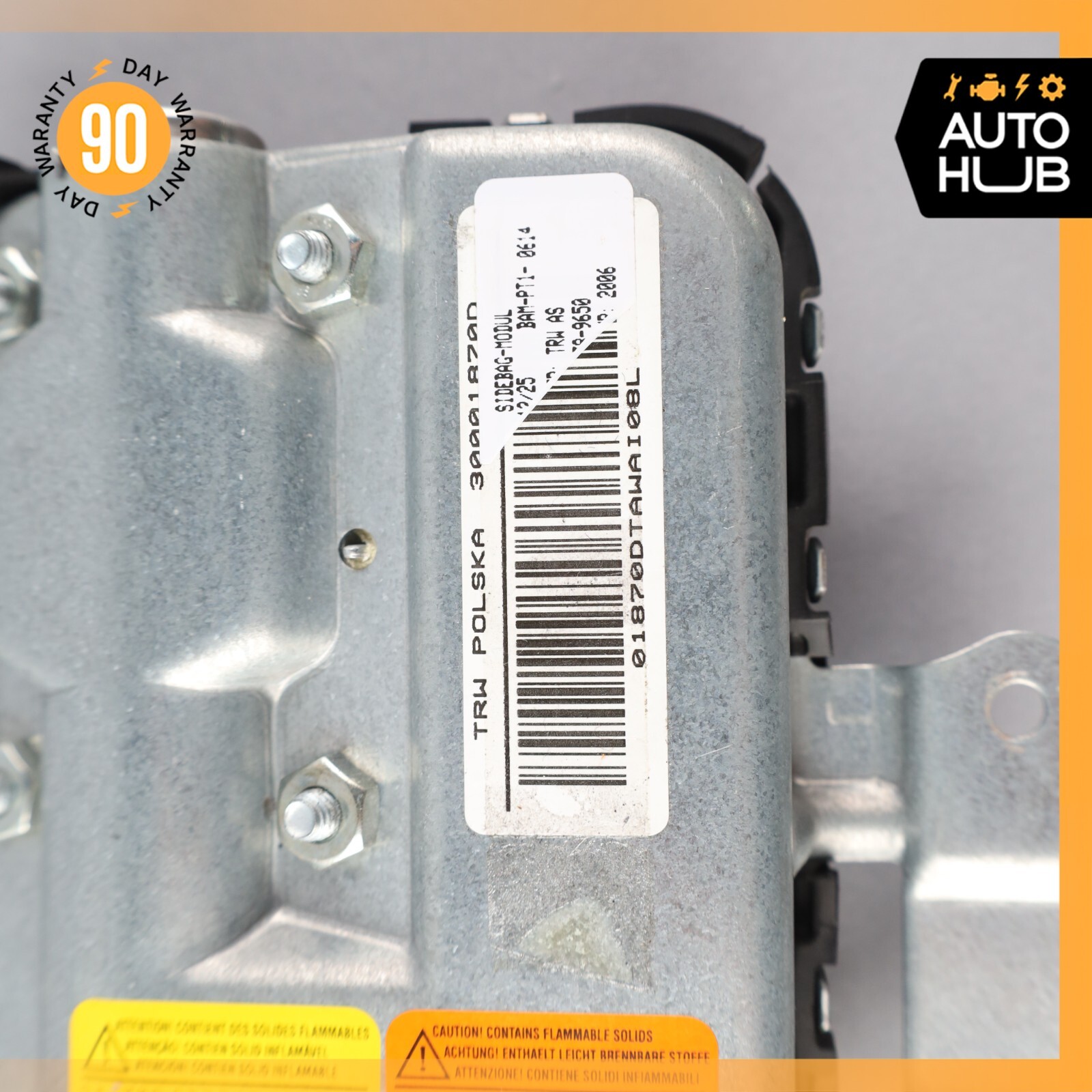02-07 Maserati M138 GranSport Spyder Door Airbag Left Side 66224700 OEM 46k