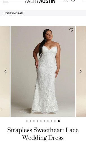 NWT Avery Austin Norah Wedding Dress Size 18