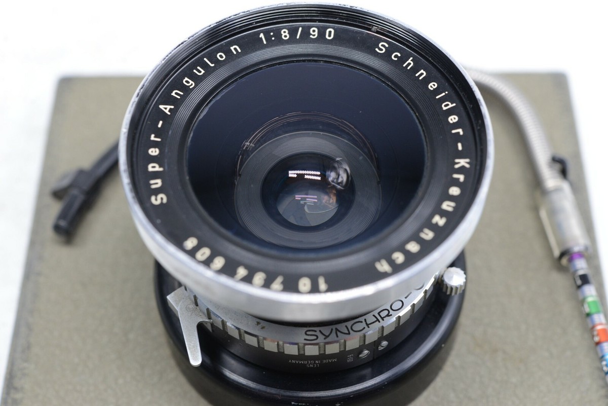 Schneider-Kreuznach Super-Angulon 90mm F/8 Compur Synchro w Schneider-Kreuznach Super-Angulon 90mm F/8 Compur Synchro w