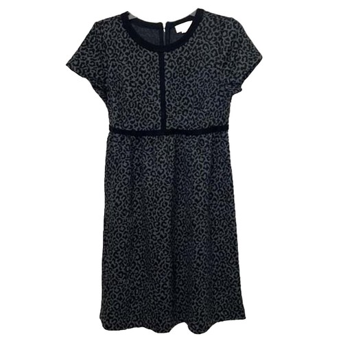 OASIS Black & Metallic Gold Dress Sz 10 Black Jacquard Shift Knee Length  Stretch | eBay