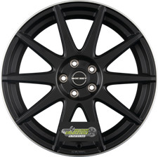 Borbet GTX black matt rim silver 8x19 ET44 - LK5/112 ML66.5 Felge Alu
