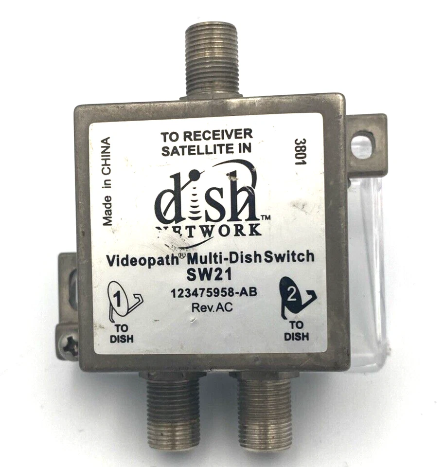 ORIGINAL SW-21 DISH NETWORK MULTI-SWITCH DISHNET SW21 LNB 119 110 129 BELL 82 91 - Image 2 of 4