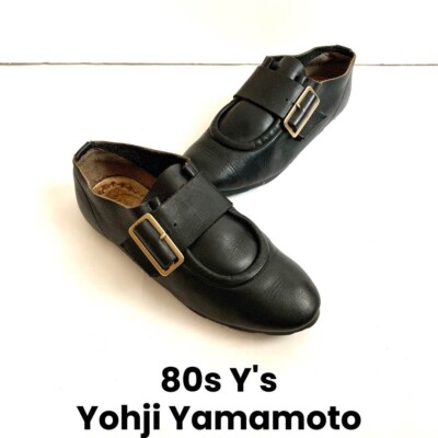 Super Rare  80s Ys yohji yamamoto Design Leather Shoes