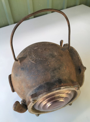 Scarce Antique Pyle National Railroad Classification Loco Train Lamp Lantern -AF