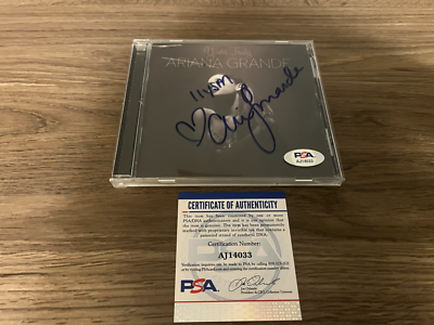 Ariana Grande AUTHENTIC Yours Truly AUTOGRAPHED CD CASE ~ PSA