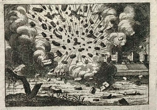DELFT 1741 EXPLOSION EINES PULVERMAGAZINS WATERLAND