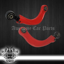 For 06-13 Mazda 3 5 JDM Adjustable Rear Upper Alignment Camber Arm Set of 2 Red