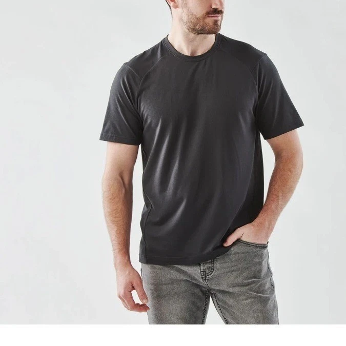 Stormtech Mens Tundra Performance Short Sleeve Tee TFX2 Graphite Large