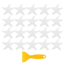 20pcs Non-Slip Bathtub Stickers Safety Shower Stickers with Scraper Clear