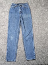 Vintage Levis 512 Jeans Womens 5 Medium Blue Denim High Rise Tapered USA 90s
