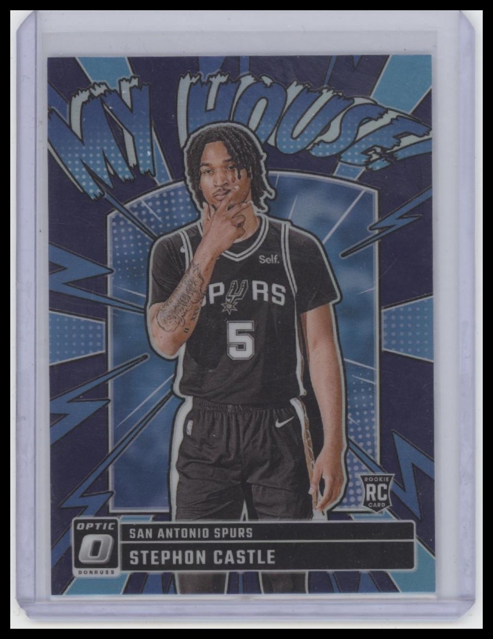 2024-25 Donruss Optic #16 Stephon Castle My House Purple
