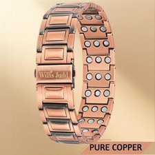 Willis Judd Pure Copper Magnetic Bracelet New In Box Fully Adjustabl FVS038169 