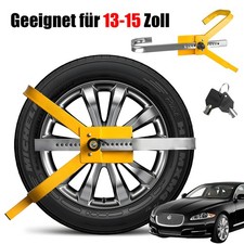 Radkralle Parkkralle Wegfahrsperre Reifenkralle Diebstahlsicherung Auto Anhänger