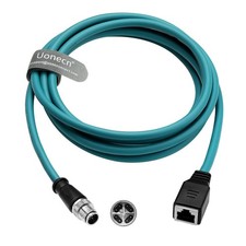 3M Ethernet Cable M12 X-Code 8 Pin to RJ45 Female for Cognex Keyence Camera SYNC