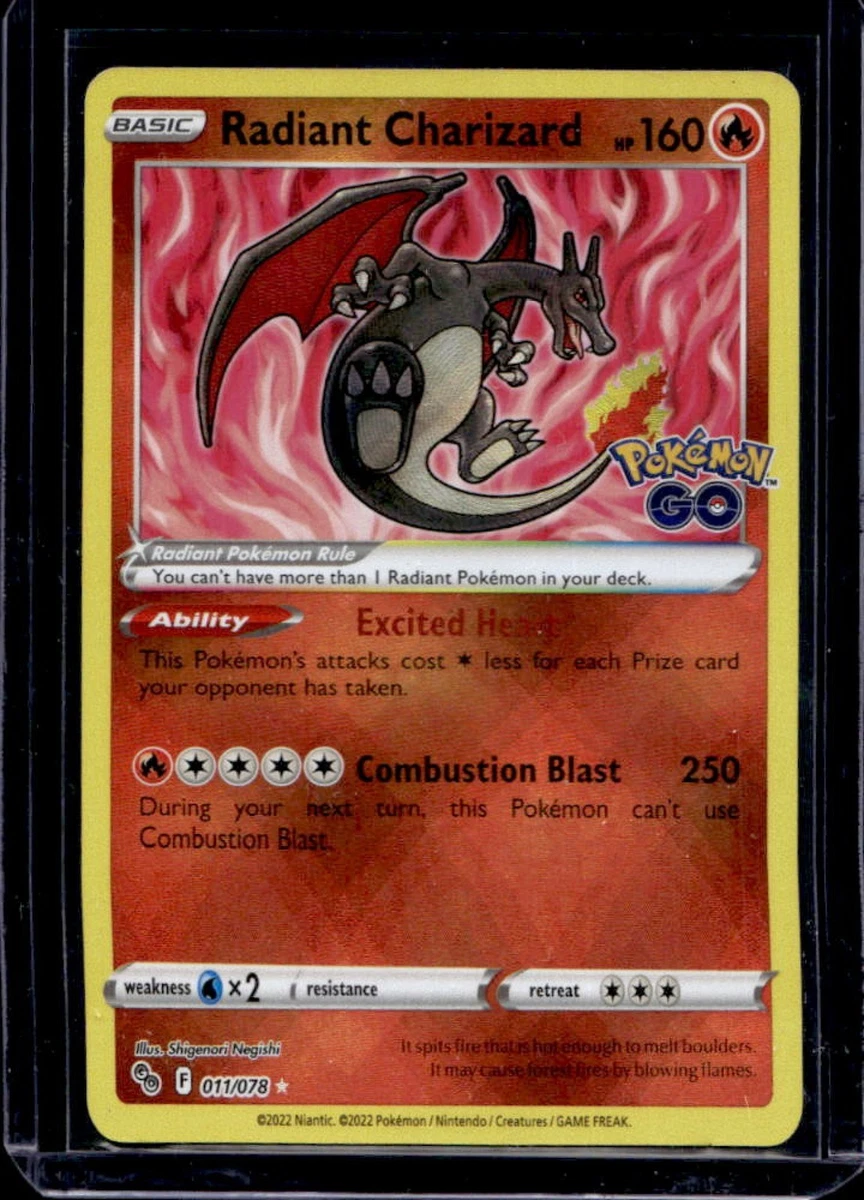 Las mejores ofertas en Cartas de JCC Pokémon Charizard Radiante | eBay