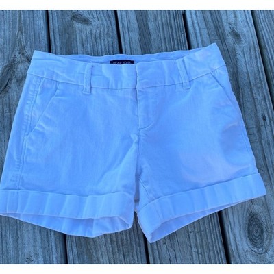 Dear John White Denim Shorts with Cuff Size 28