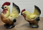Vintage Chicken and Rooster Salt and Pepper Shakers Japan — photo 2
