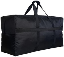 Extra Large Storage Duffle Bag for Travel Big Foldable XXL Giant Traveling Black