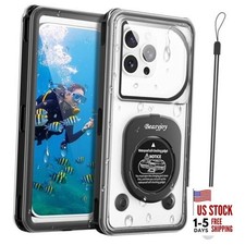 Waterproof Phone Case, Underwater Phone Case for Snorkeling, Universal IPX8