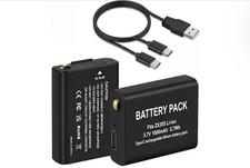 Runpower 2-Pack Rechargeable Batteries for Coast Headlamps, Compatible with FL75