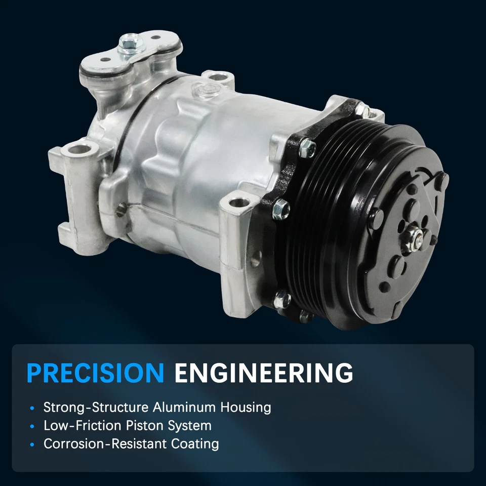 Compresor de aire acondicionado CO 4440C para Chevy K1500 3500 2500 P30 1996-1999 GMC C1500 2500 Foto 3 de 4