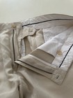 Men's Polo Ralph Lauren Light Tan Linen & Silk Flat Front Pants 35W & 30L — photo 5