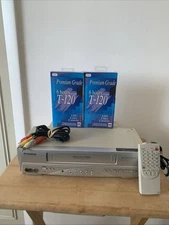 Sylvania SSV6003 Stereo VHS VCR Video Cassette Recorer - TESTED / Without Remote