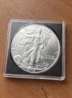 2002 American Silver Eagle 1 Oz .999 Fine Silver BU Natural Toning