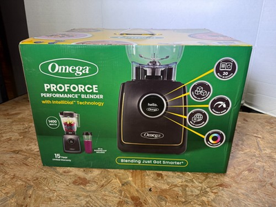#ad #ad New Omega Pro Force Performance Blender 1400 watt Intellidial in black $329.99