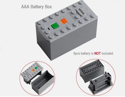 Power Function AAA Battery Box 88000 MOC Electric Building Block For LE GO Toy