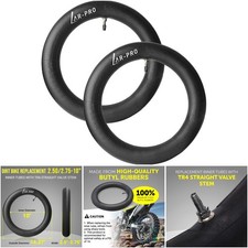 2 Pack 2.50/2.75-10 Inner Tubes Dirt Bike Heavy Duty Honda Crf50/Xr50 Compatible