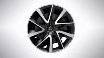 Genuine Volvo 21-Inch 5-V Spoke Black Diamond Cut Alloy 31445016