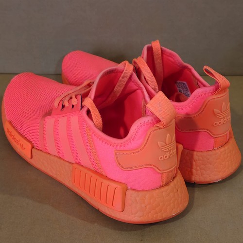 Adidas NMD_R1 Solar Red Runners Men’s Size 9.5 Very Good Condition Pre-owned - Picture 5 of 9