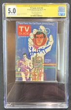 TV Guide #v22#20 CGC 5.0 Bob Peak Cover Signed Lee Majors Six Million Dollar Man