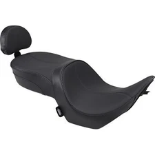 Drag Specialties Low-Profile Seat w/ Passenger Backrest for 06-17 Victory Hammer