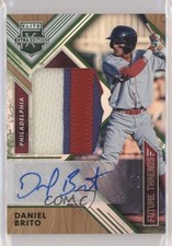 2018 Panini Elite Extra Edition Emerald 5/5 Daniel Brito #FTSA-DB Auto hg6