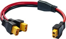 XT60 Y Splitter Cable, Female to Dual Male Connector Adapter,10AWG XT60...