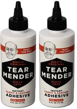 Instant Fabric and Leather Adhesive 6 oz 1-Pack Tear Repair Fix Adhesive Glue