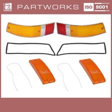 Blinkergläser für PORSCHE 911 G '74-'89 SC 930 Rücklicht Chrom VORNE HINTEN SET