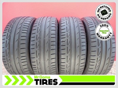 4 BRIDGESTONE POTENZA S001 205/45R17 USED TIRES 7.8/32 TREAD NO PATCH 2054517