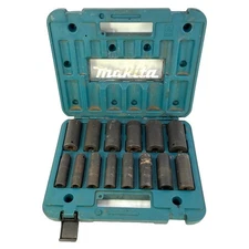 Makita A-96372 14pc 1/2" Drive Deep Well Impact Socket Set 