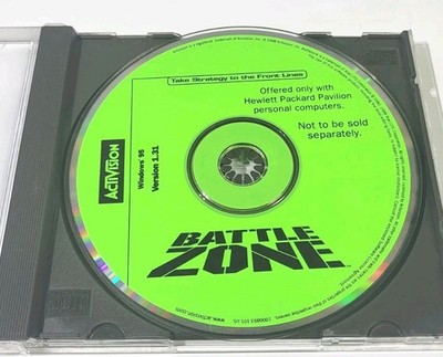 Battlezone - Battle Zone Pc Video Game Activision - Promo CD