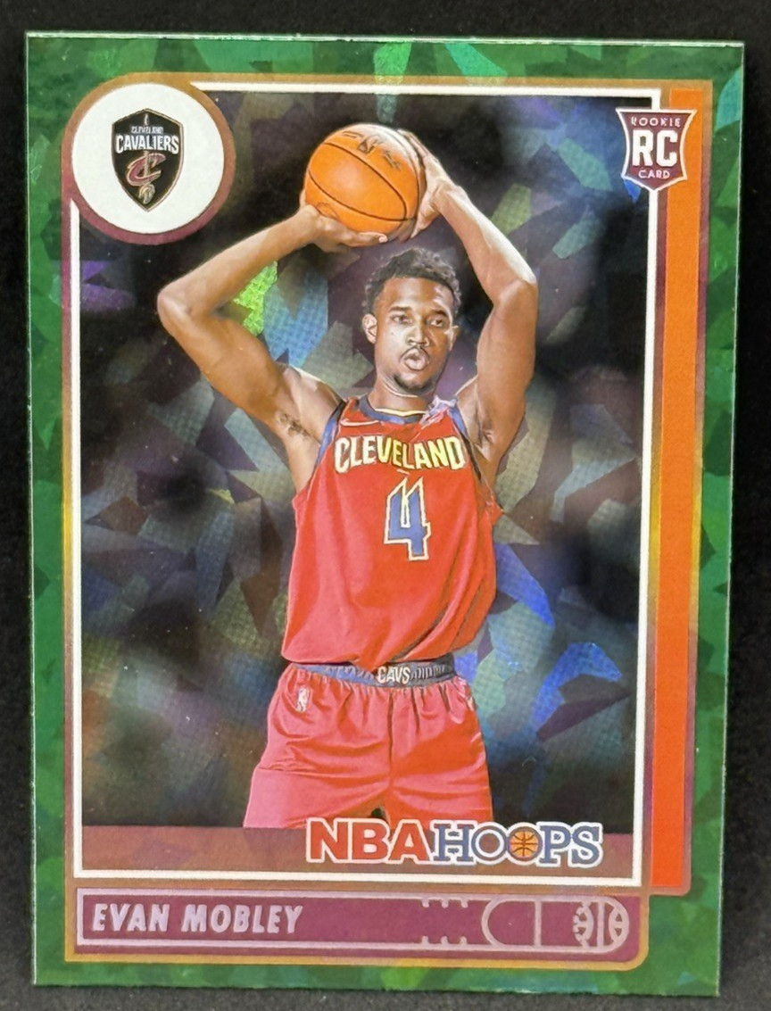 2021-22 Panini NBA Hoops - Rookies Evan Mobley #234 Green Ice (RC)