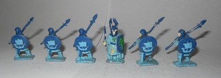 (6) Vintage 1975 CUSTOM CAST Lead Metal Miniature Fantasy Figures Lot #10