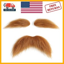 DIY Self-Adhesive Ginger Fake Mustache Set for Unique Costumes  Parties